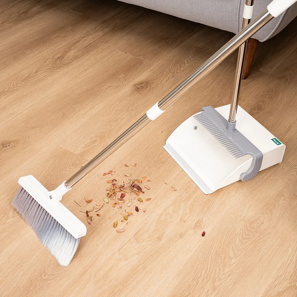 4Home Lusta seprű és lapát szett nyéllel