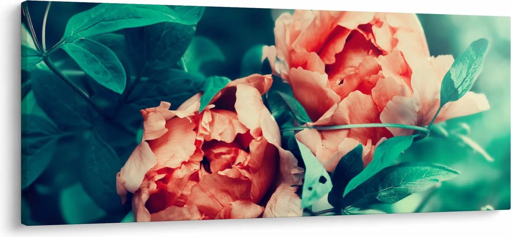 Tavaszi virágok képe (120x50 cm)