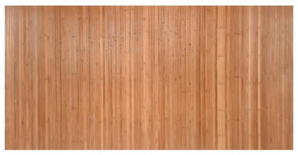 négyszögletű természetes bambusz szőnyeg 100 x 200 cm