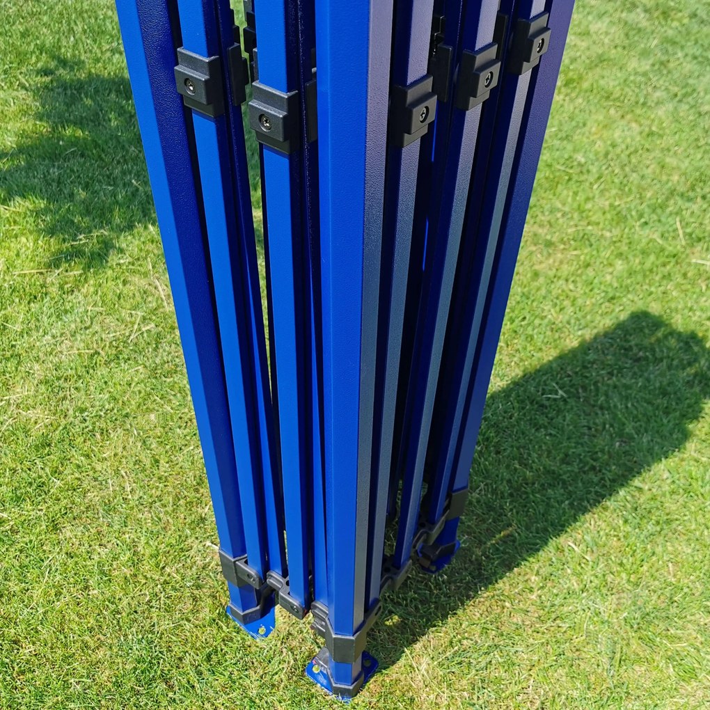 Kiállítási sátor 3x4,5m (45mm acél) | Gyors összeszerelés, hosszú élettartam - 3 oldalfal nélkül - Bézs