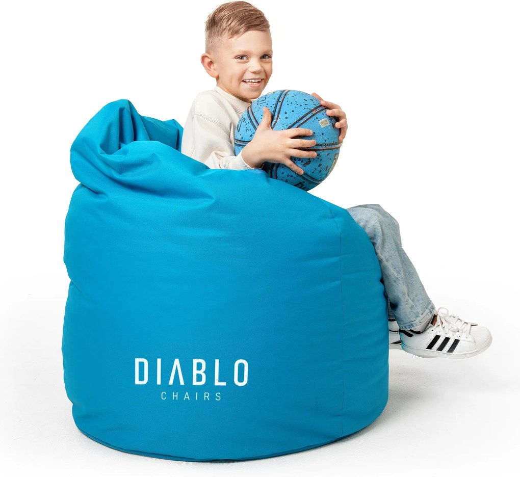 Diablo Chairs gyerekpuff: Kék