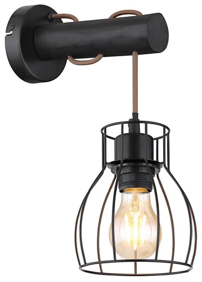 Globo 15326NWB - Fali lámpa MINA 1xE27/40W/230V