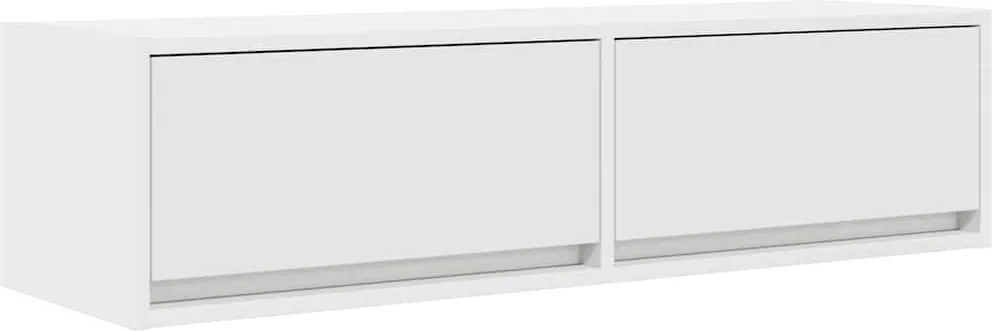 vidaXL TV szekrény fiókkal Fehér 100 x 31 x 25,5 cm Faanyag