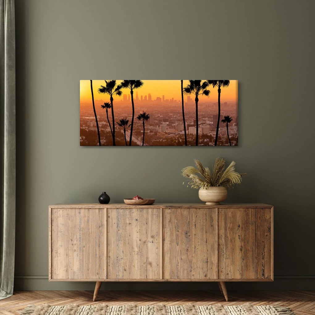 Kép - Los Angeles panorámája (120x50 cm)
