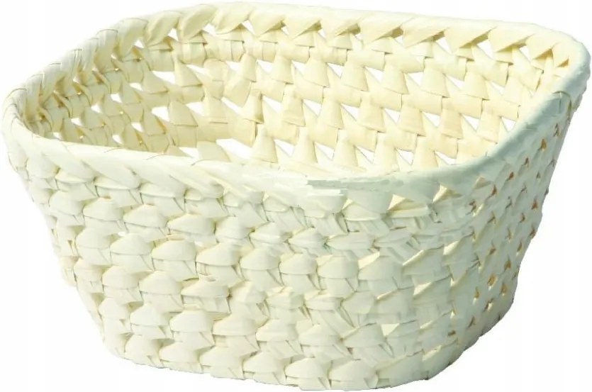 Kézzel Fonott Pálma Kosár Pálmalevelekből 19 X 19 CM Domotti