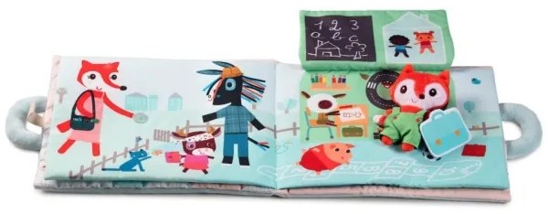 Lilliputiens - Textilkönyv Jó reggelt, Alice róka