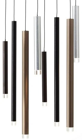 Brilliant - LED kábeles dimmelhető függeszték CEMBALO LED/32W/230V króm/fekete/barna