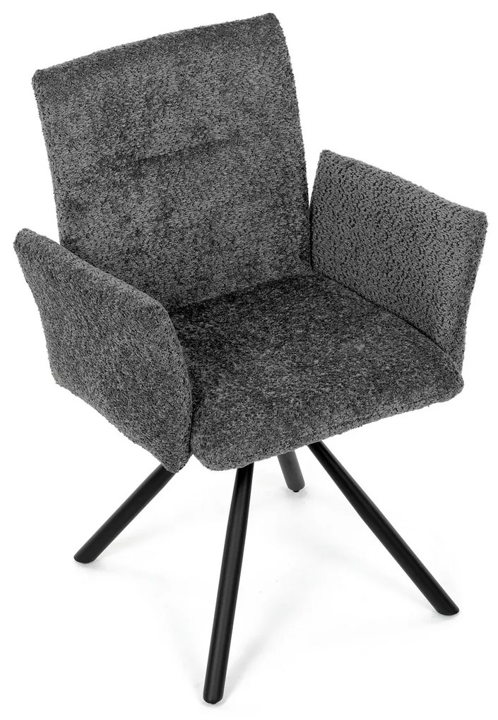 Étkezőszék szett visszahúzható mechanizmussalDCH-W1117 GREY2, 2 db