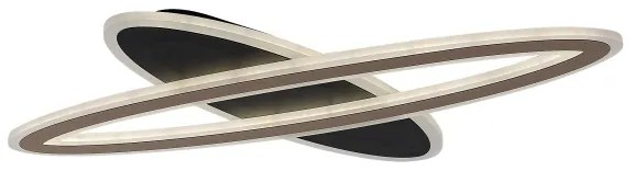 Rabalux 71313-LED Dimmelhető mennyezeti lámpatest TANELI 70W/230V 3000/4000/6000K fekete+távirányító