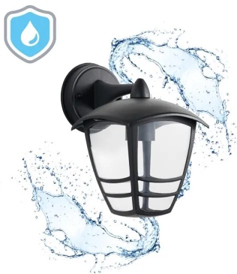Kültéri fali lámpa TEVIO KD 1xE27/60W/230V IP54 fekete