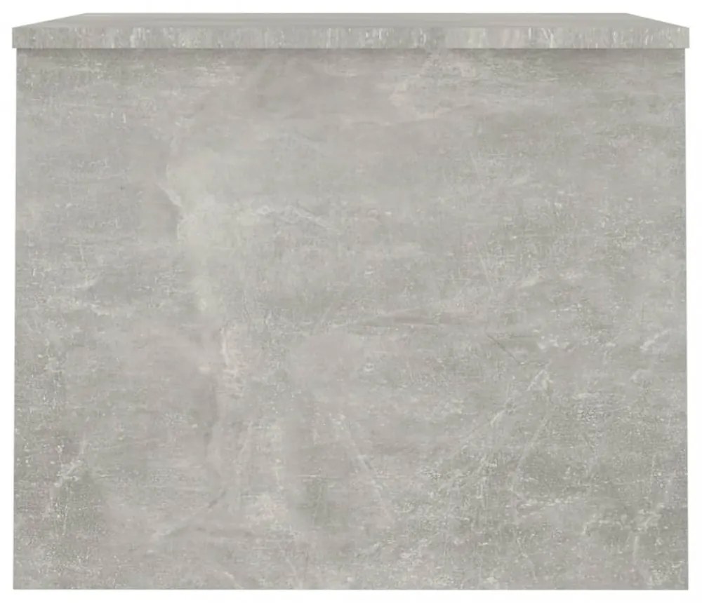 betonszürke szerelt fa dohányzóasztal 80 x 50,5 x 41,5 cm