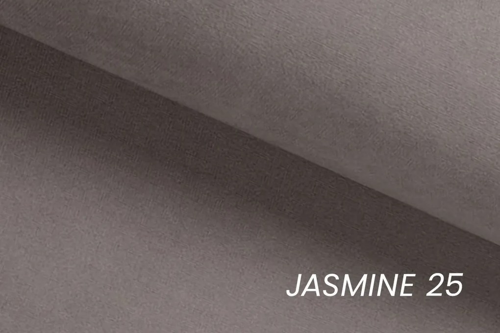 Laksaro balos ágyazható sarokkanapé - sötétbézs Jasmine 25 bársony