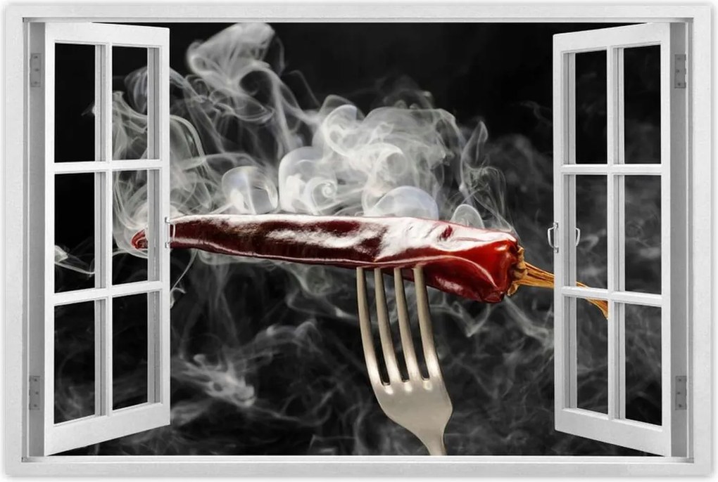 Poszter 60x40 Csípős chili paprika