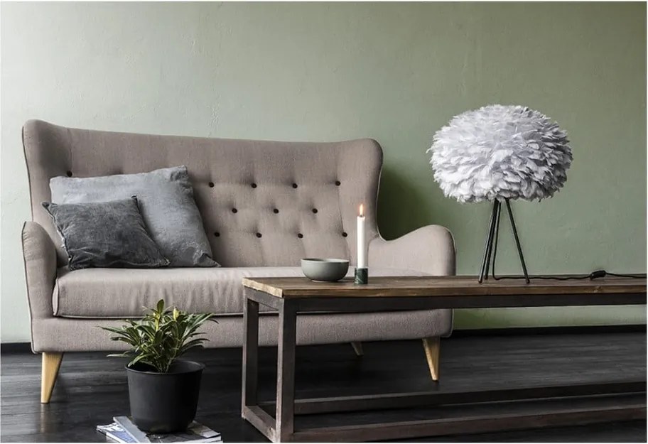 Világosszürke lámpabúra ø 45 cm Eos medium – UMAGE