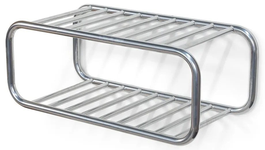 Ezüstszínű fém függő cipőtartó 72x28x35 cm Retro – Spinder Design