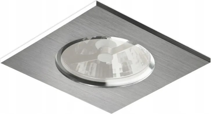 Süllyesztett szögletes GU10 foglalat IP65 alumínium