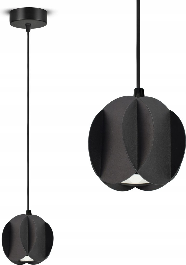 Mennyezeti Függő Lámpa Csillár Plafon Spot 450-EZ1 GU10 Led fekete