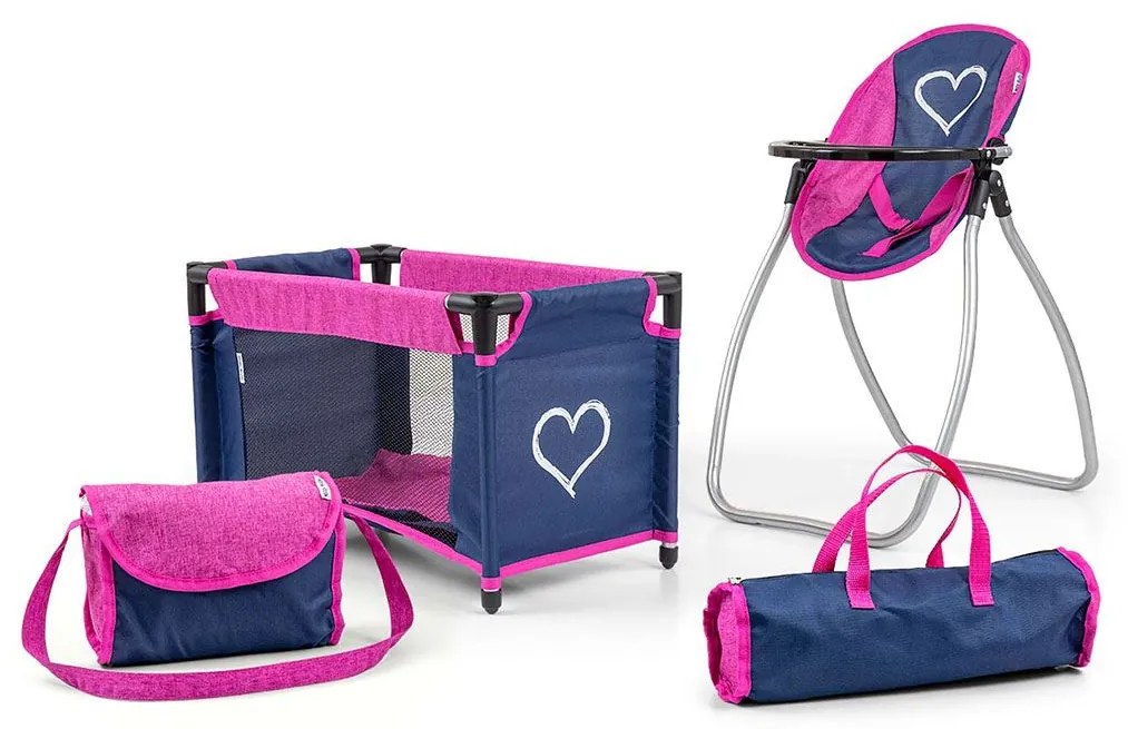 Gyermek szett játékbabáknak Elsa Prestige Milly Mally navy