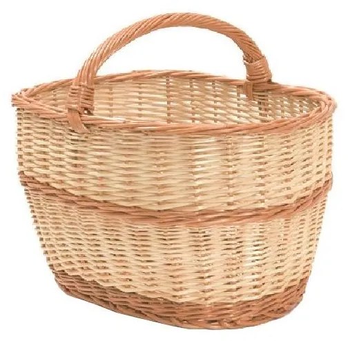 Fonott kosár fához fogantyúval 35x52 cm