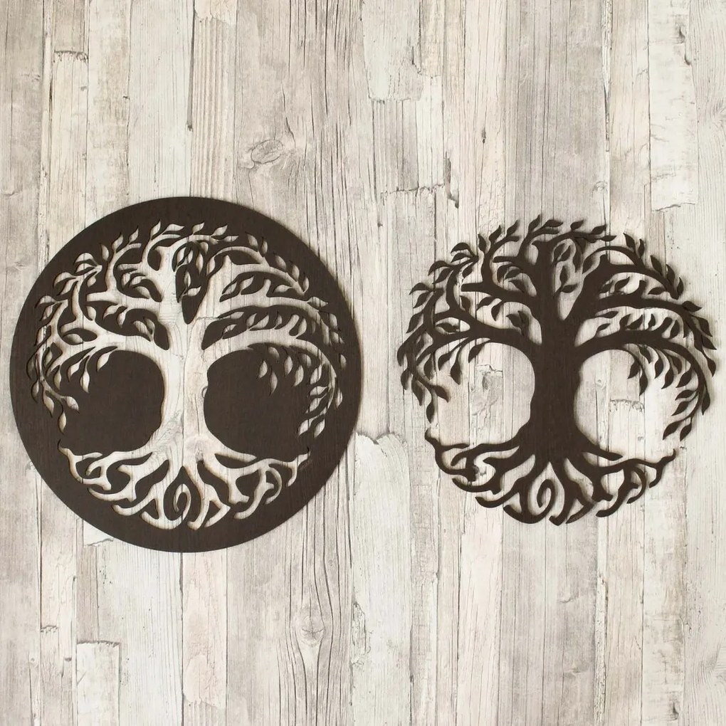 DUBLEZ | 2 az 1-ben fából készült életfák - Hod és Netzach