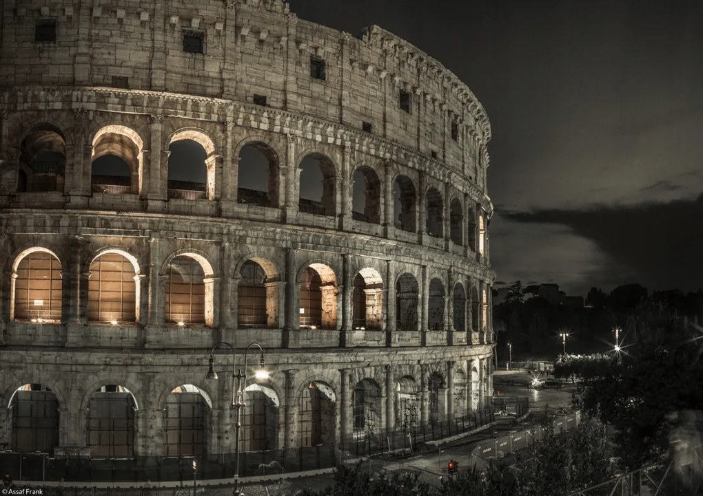 Poszter 29,7x21cm Híres római Colosseum 3, Assaf Frank