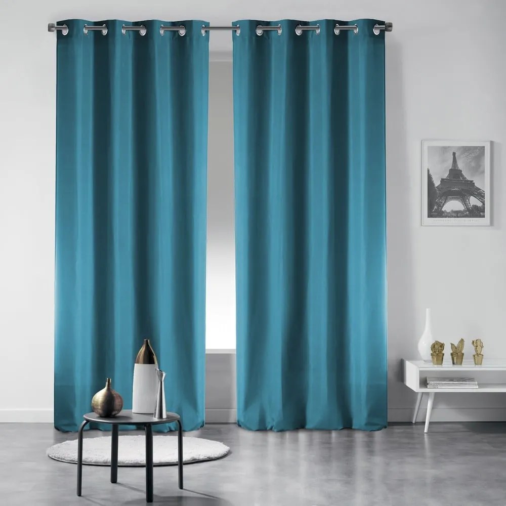 Kék sötétítő függöny 135x280 cm Occult – douceur d'intérieur