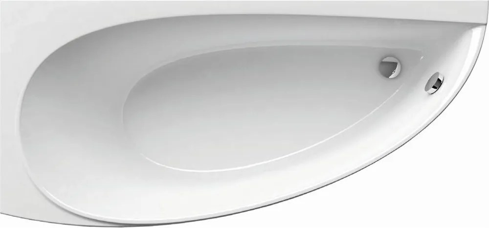 Ravak CQ01000000 - AVOCADO sarokkád 160x75 cm, akril, fehér