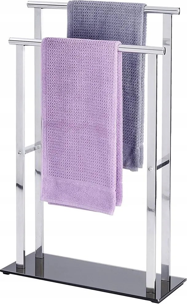 Fürdőszobai Törölközőtartó Állvány Fekete Lava Wenko