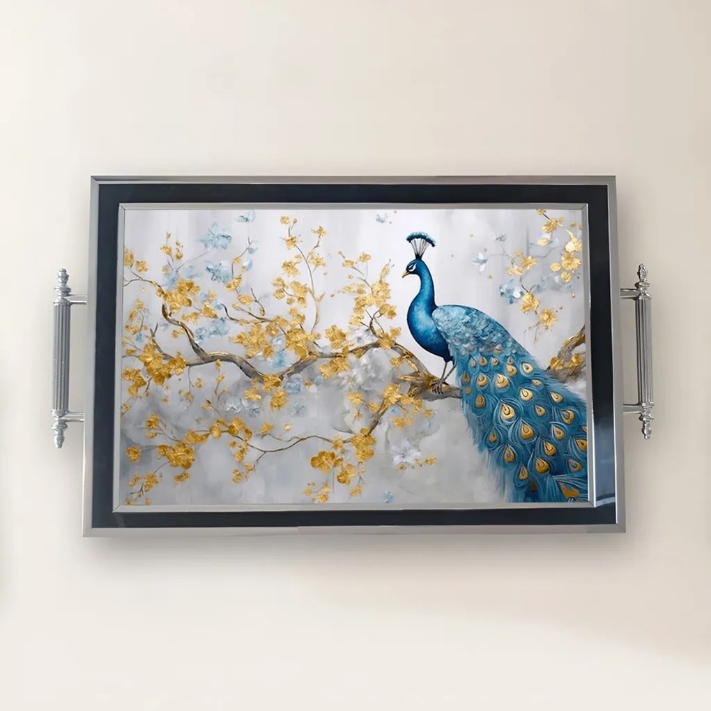 Üveg tálca, 38×24 cm – TPG9925