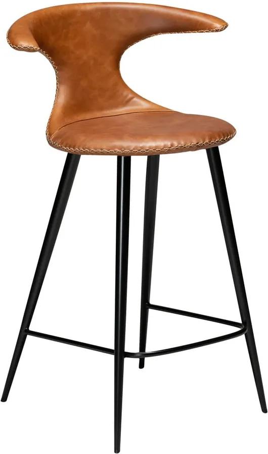Flair Leather konyakbarna bőr bárszék, magasság 90 cm - DAN–FORM Denmark