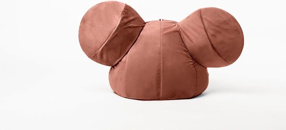 Ears piros bársony babzsák - The Brooklyn Kids