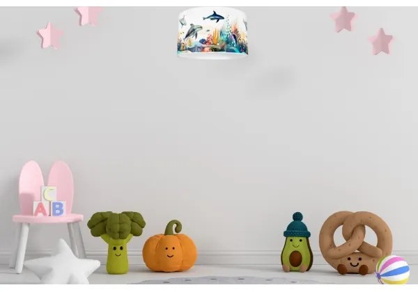 Gyerek mennyezeti lámpa OCEAN 1xE27/60W/230V