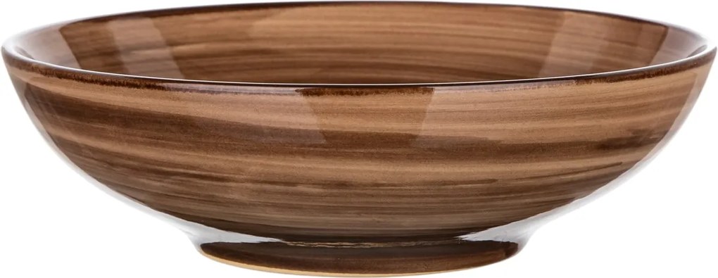 Banquet 6 db mély tányér szett Palas 18 cm, barna