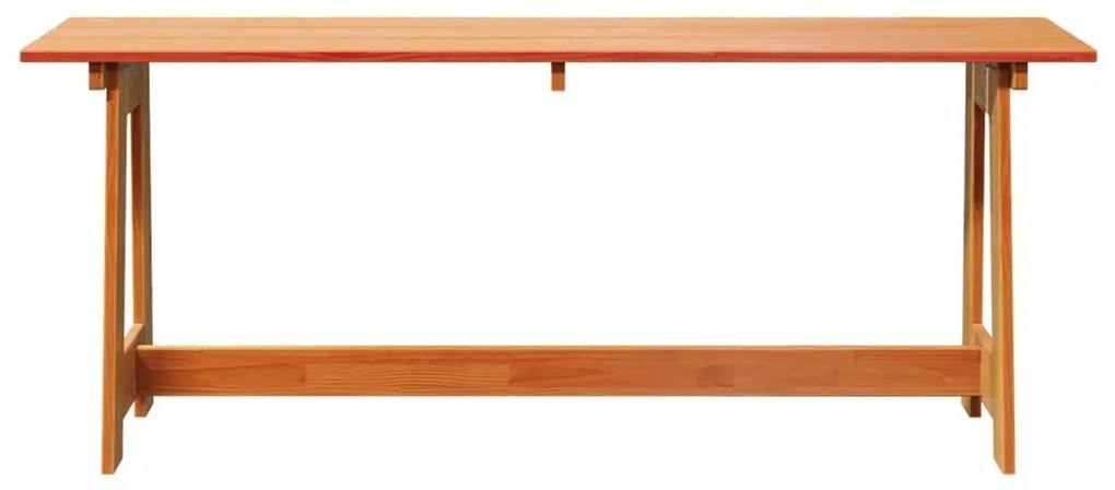 Kerti pad Barna 119 x 35 x 47 cm Tömör fenyőfa