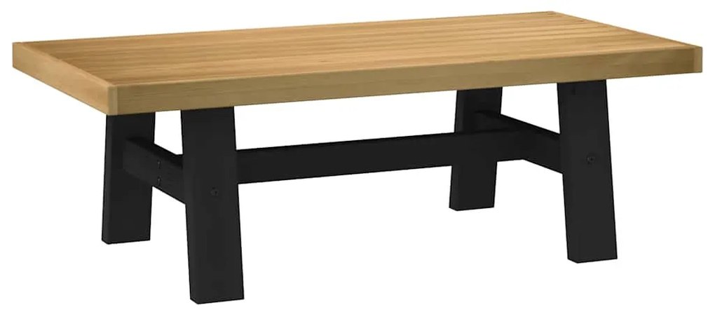 dohányzóasztal NOAIN A alakú lábak 120x60x40cm tömör fa fenyőfa