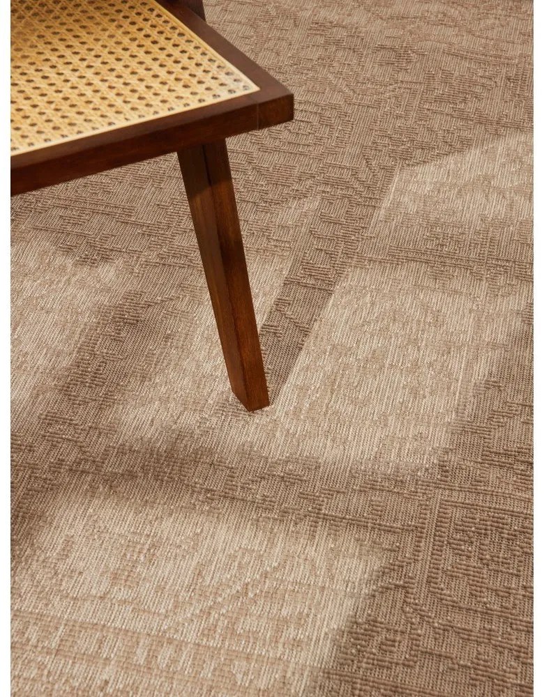 Bézs-elefántcsont színű kültéri-beltéri szőnyeg 160x230 cm Duet Kona – NORTHRUGS
