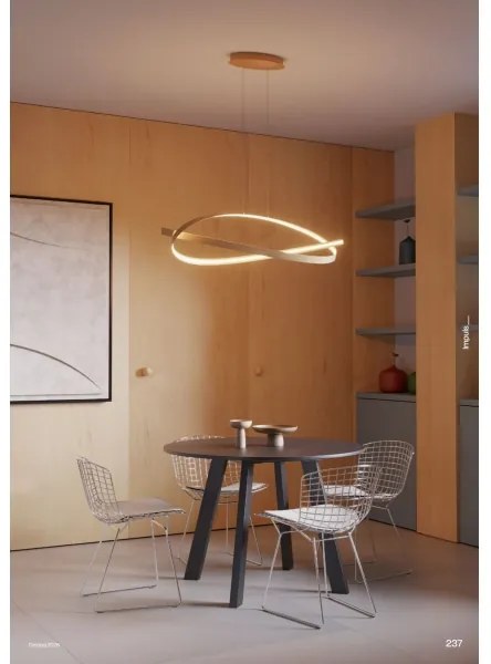 Redo 01-3616 - LED dimmelhető függeszték kábelen IMPULS LED/38W/230V, aranyszínű