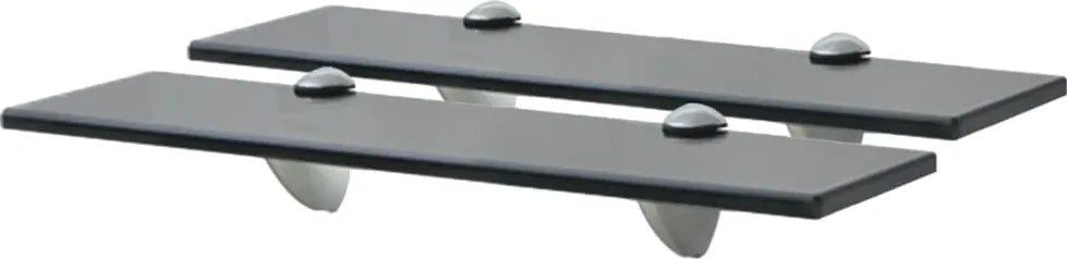 vidaXL 2 db lebegő üvegpolc 40 x 10 cm 8 mm