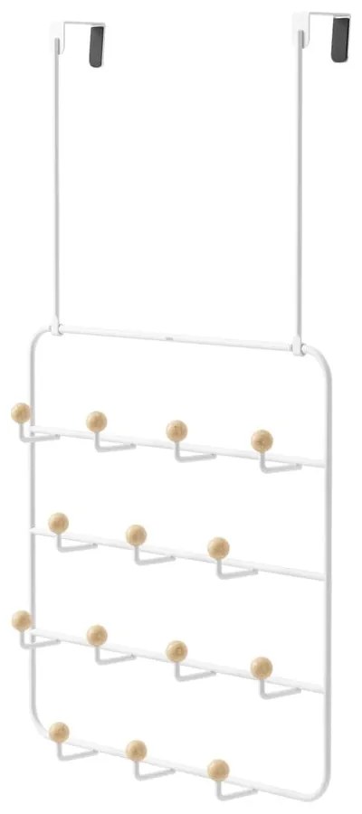 Fehér-natúr színű fém ajtófogas 36 cm Estique – Umbra