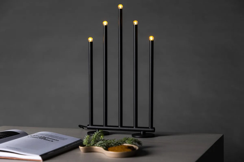 Fekete design asztali lámpa BJORNFJALLET