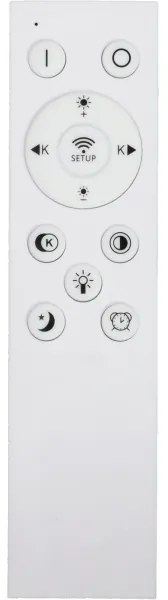 Fulgur s-43042-LED Dimmelhető lámpatest NOMY-RC LED/50W/230V 3000/4000/6500K IP40 fekete+távirányítóval