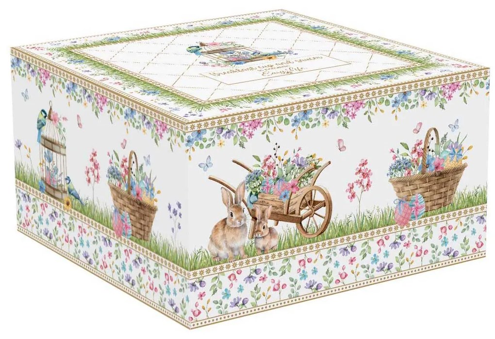 Spring Bloom húsvéti porcelán nagy reggeliző csésze 370 ml díszdobozban