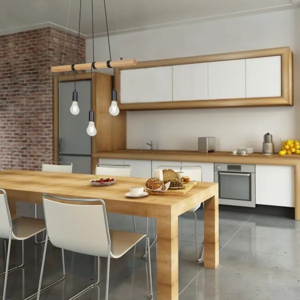 Briloner 4015035 - Csillár zsinóron 3xE27/25W/230V