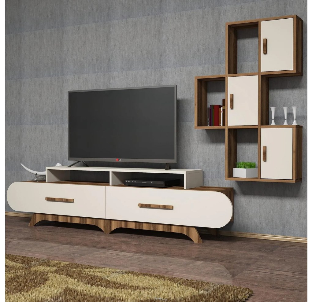 Nappali fal Florian S (dió + krém). Akció -27%. 1088294