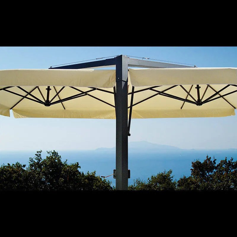 Fellini Aluminium vázas nagyméretű napernyő V verzió 3.5 x 7 m