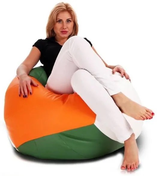 Babzsák röplabda labda eco-bőr 290l TiaHome - Narancssárga