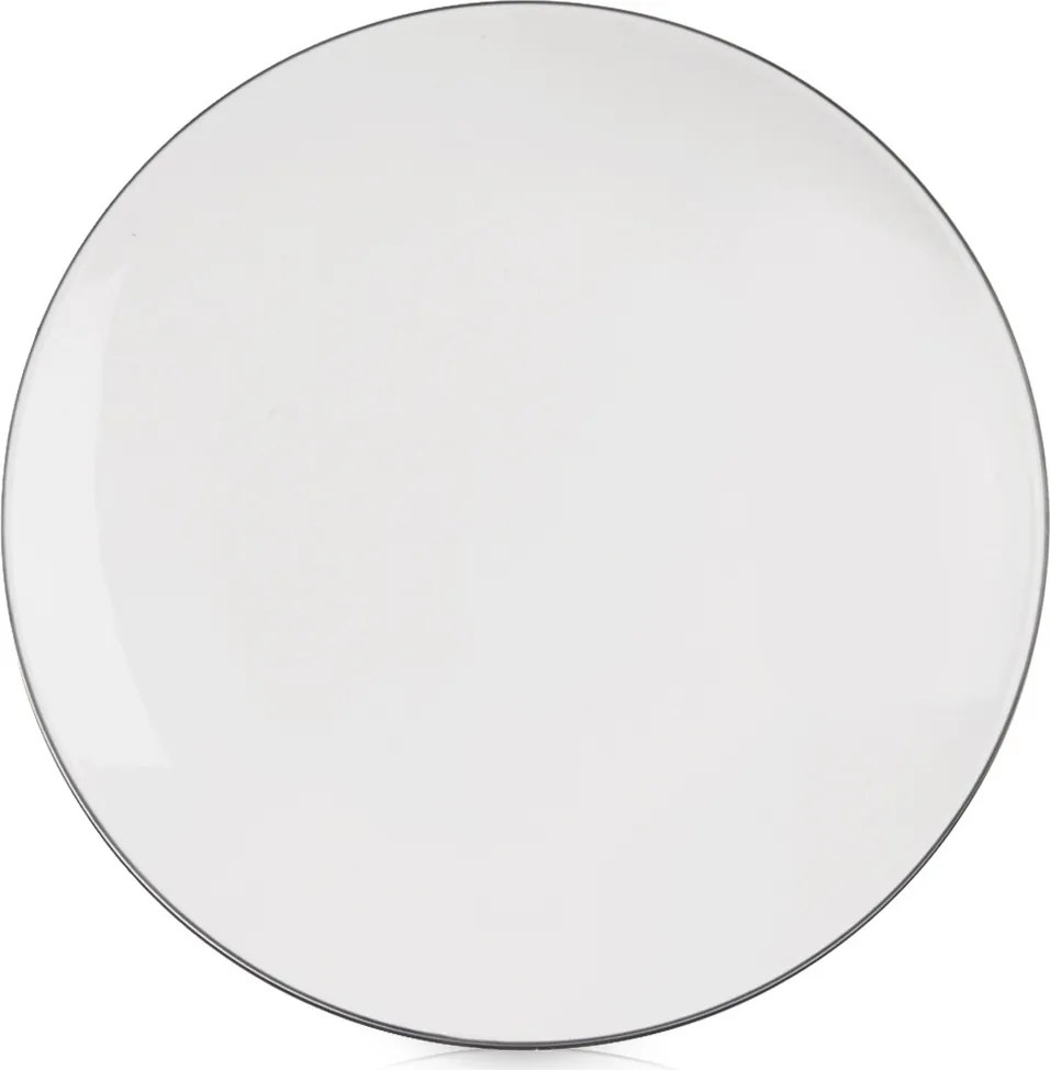 Desszerttányér kis tányér sütemény desszertekhez porcelán fehér 20 cm