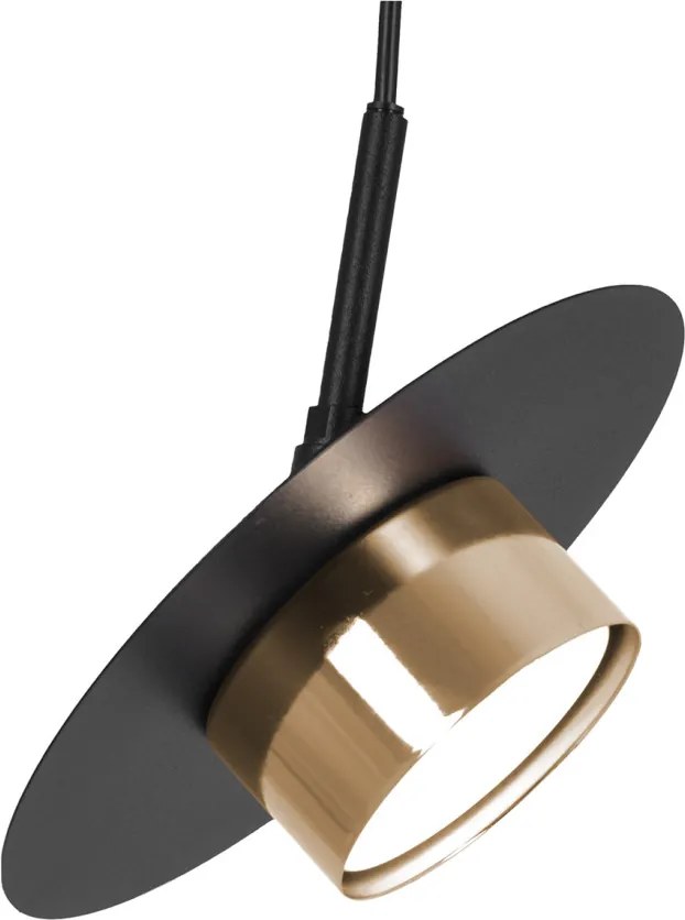 KAJA K-5455 BURGAS Modern Függesztett Lámpa Fekete GX5.3 IP20