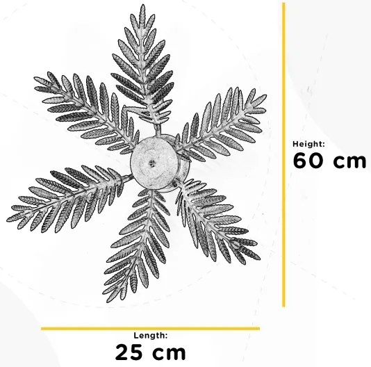 ONLI - Mennyezeti lámpa FELCE 3xE14/6W/230V bronz