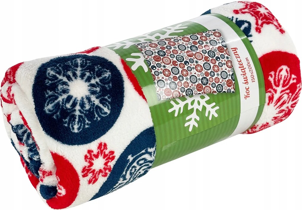 Mikroszálas takaró Karácsonyi hó 150x200 cm